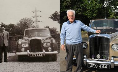 Britanikut që po festonte 100-vjetorin e lindjes iu bë dhuratë vetura që e voziti rreth 60 vjet më parë