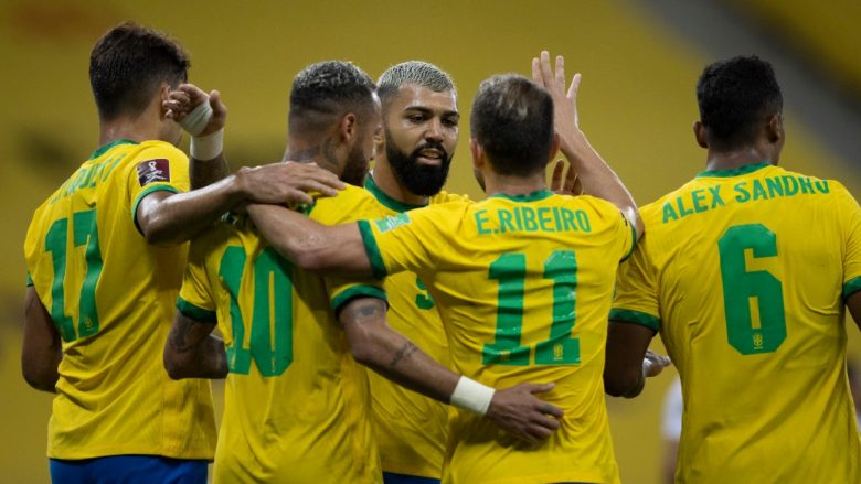 Brazili vazhdon me fitore, triumfon ndaj Perusë nën regjinë e Neymarit