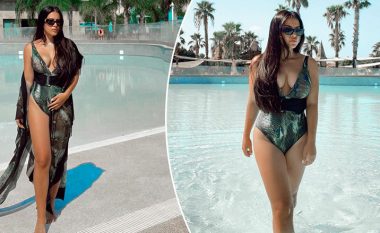Elita Rudi shijon pushimet me Gjikon, tregon linjat trupore në paraqitjet me bikini