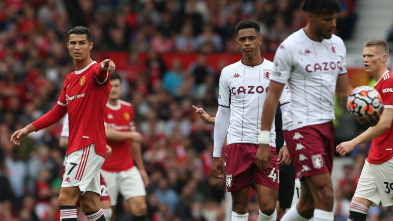 Manchester United 0-1 Aston Villa, nota e Cristiano Ronaldos dhe lojtarëve të tjerë