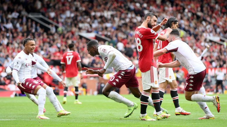 United shokohet nga Aston Villa, Bruno Fernandes humb penalltinë në minutat e fundit