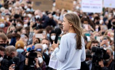 Aktivistët për ndryshimin e klimës zhvillojnë tubime në Gjermani përpara zgjedhjeve – e pranishme në Berlin edhe Greta Thunberg