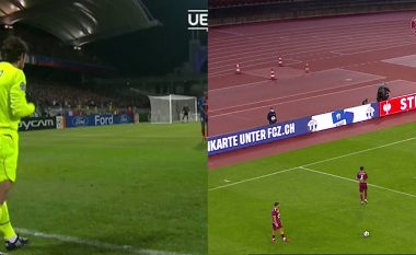 Mesfushori nga Kosova shënon gol të jashtëzakonshëm nga gjuajtja e lirë, skuadra e tij e krahason me legjendën braziliane Juninho