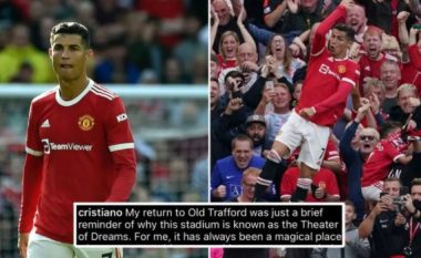 "Krenar që jam rikthyer te Man Utd", Ronaldo vjen me reagim emocional pas debutimit me dy gola