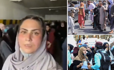 Talebanët ‘mbyllën turmën e grave në bodrum’ për t’i parandaluar që të bashkohen me protestat në Kabul