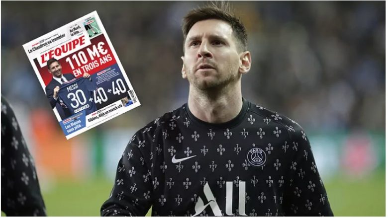 Klubi i PSG-së mohon dhe akuzon gazetën L’Equipe për pretendimet e tyre në lidhje me pagat e Lionel Messit