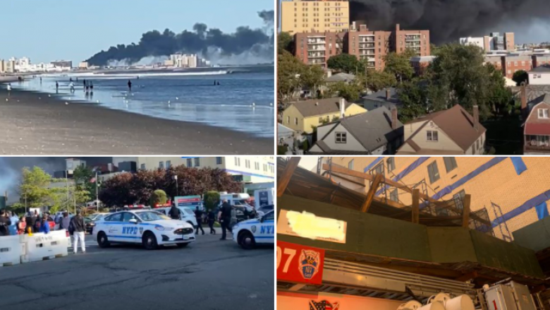 Zjarri i madh në New York – digjet spitali, plagosën dy persona