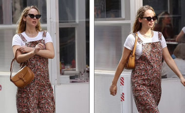 Jennifer Lawrence bën paraqitjen e parë publike, qëkur u konfirmua se është shtatzënë për herë të parë
