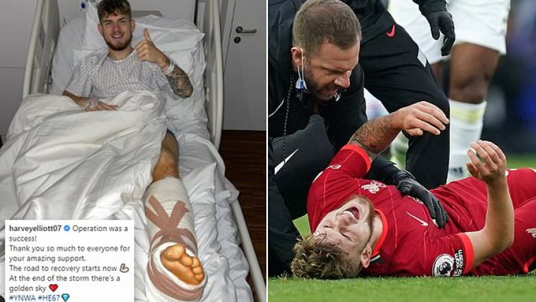 Elliott publikon një mesazh, pas operacionit në lëndimin e pësuar ndaj Leeds United