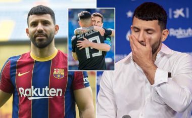 Aguero mohon të ketë në kontratën e tij te Barcelona një klauzolë që e lidh me Messin