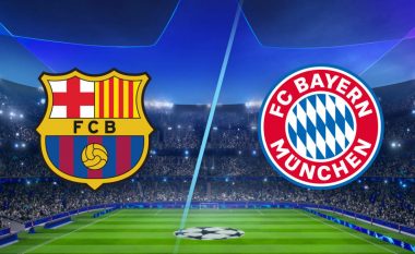 Formacionet zyrtare: Barca dhe Bayerni në ndeshjen kryesore të xhiros së parë