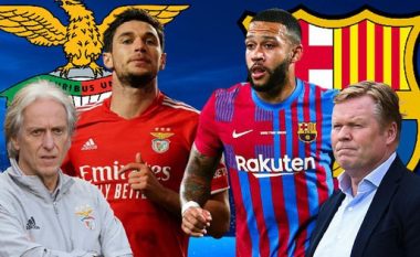 Benfica – Barcelona, formacionet e mundshme