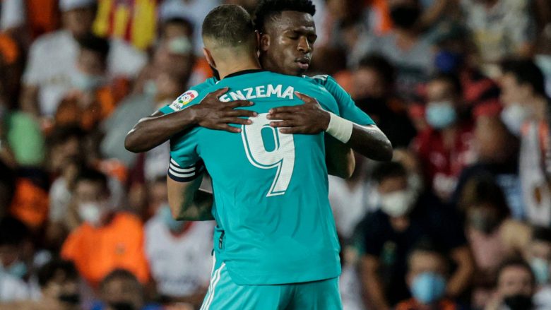 Notat e lojtarëve: Valencia 1-2 Real, Benzema dhe Vinicius pa konkurrencë