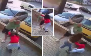 Një burrë ushtron dhunë fizike ndaj tri vajzave në Prishtinë - rasti kapet nga kamerat e sigurisë