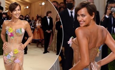 “Pranverë në trupin e Irina Shayk”, modelja merr vëmendje me fustanin elegant në Met Gala 2021