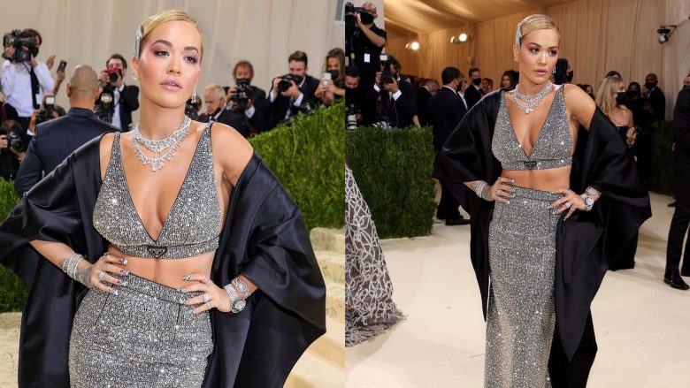 Shkëlqeu në Met Gala, Rita Ora publikon videon gjatë përgatitjeve për eventin e madh të modës