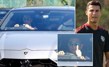 Cristiano Ronaldo arrin në stërvitjen e Man Utd me veturën e tij rreth 200 mijë eurosh të markës ‘Lamborghini’