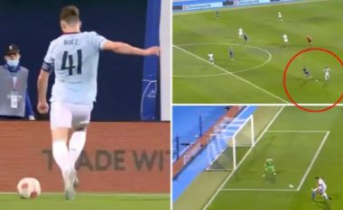 Declan Rice vrapon gjithë fushën për të shënuar një gol të mrekullueshëm