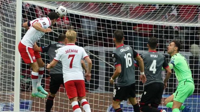 Pjesë e parë e zjarrtë me tre gola, Polonia e mbyll në epërsi ndaj Shqipërisë