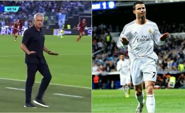 ‘Calma’ e Mourinhos në stilin e Ronaldos në ndeshjen Lazio-Roma