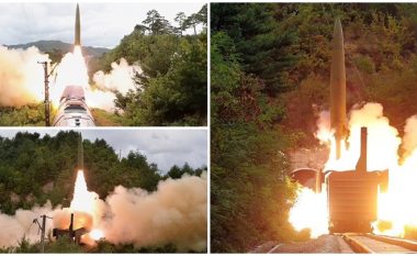 Koreja e Veriut publikon imazhet e dy raketave balistike që i lansoi nga një tren
