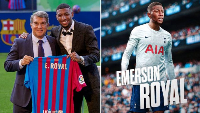 Emerson Royal u largua nga Barcelona 29 ditë pasi u njoftua klauzola e tij e ‘çmendur’