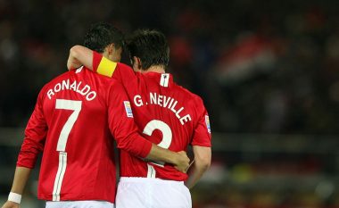 ‘Ronaldo është më i miri i të gjitha kohërave’ – Neville jep arsyet pse mendon se portugezi është mbi Messin