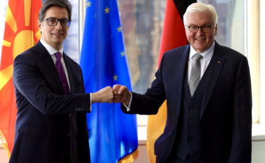 Pendarovski në takim me presidentin gjerman: Fillimi i negociatave me BE-në ka rëndësi të jashtëzakonshme