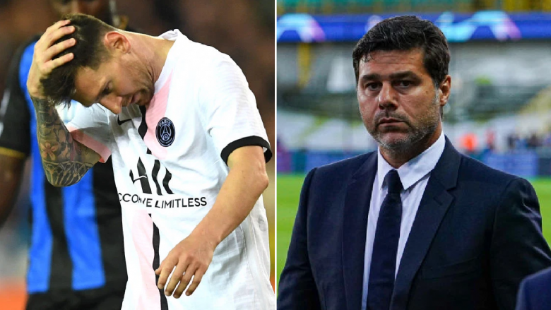 Pochettino flet për treshen e sulmit dhe paraqitjen e PSG-së në barazimin ndaj Club Brugge