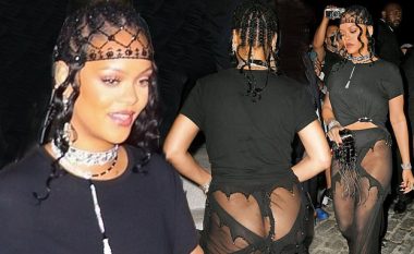 Rihanna befason me paraqitjen provokuese në 'after party' të Met Gala, shfaq pjesën e poshtme me fustan transparent