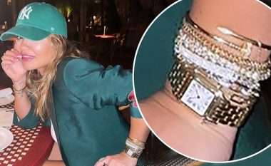 Rita Ora shfaq koleksionin e saj të bizhuterive në vlerë 35 mijë euro në fotografinë e fundit