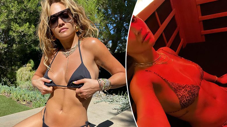 Rita Ora publikon fotografi nga sauna, tregon linjat e përkryera të trupit në pozat me bikini