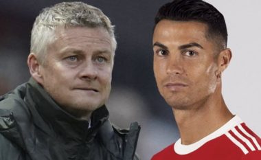Ronaldo nuk 'pajtohet' me Solskjaerin për pozitën se ku do të luajë te Unitedi
