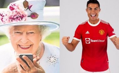 U tha se Mbretëresha ka kërkuar fanellë speciale nga United me nënshkrimin e Ronaldos në të - Sport Innovation Society del me postim reagues