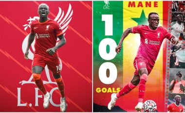 Sadio Mane arrin në kuotën e 100 golave për Liverpoolin – goli i tij i jep epërsinë pas pjesës së parë ‘The Reds’