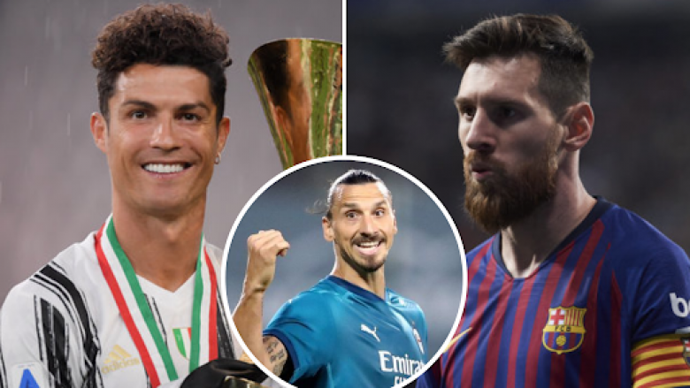 Ibrahimovic: Messi dhe Ronaldo? Krahasuar me ta, më mungon vetëm Liga e Kampionëve