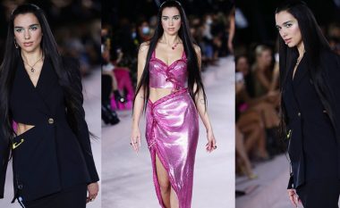 Dua Lipa në rolin e modeles, hap sfilatën e "Versace"-s në Javën e Modës në Milano