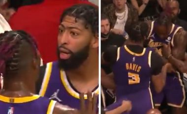 Përleshje mes basketbollistëve të Lakers gjatë ndeshjes me Phoenix Suns