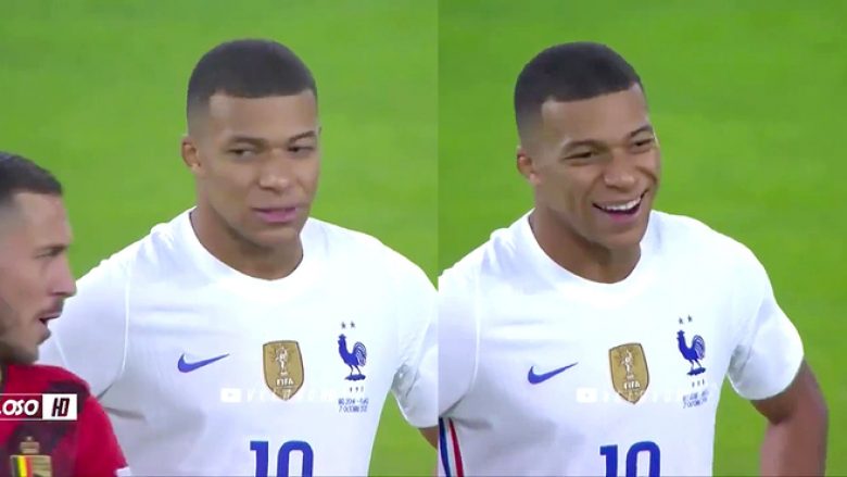 Çfarë i tha Hazard që e bëri Mbappe të qeshte? Tifozët shkruajnë se fraza e thënë nga belgu ishte: ‘Hala Madrid”