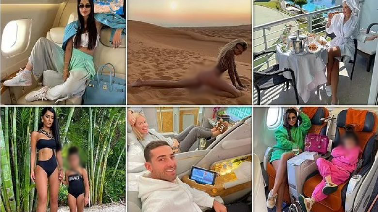 Fëmijët e pasanikëve nuk hezitojnë të publikojnë imazhe të ndryshme në Instagram nga jeta e tyre luksoze