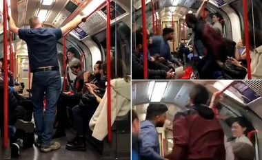 Iu vërsul gruas së pambrojtur në metro, e pëson keq i riu në Londër – pasagjerët tjerë e “neutralizojnë”