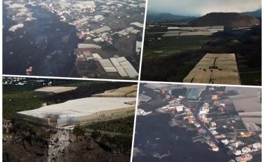 Pamje rrëqethëse nga droni në La Palma, destinacioni i preferuar turistik shkatërrohet nga zjarri dhe hiri i llavës