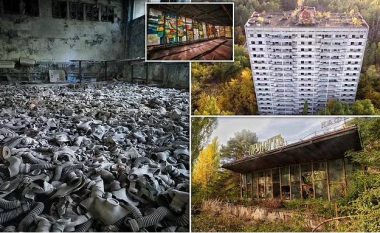 Çernobili, qyteza fantazmë e “ngrirë në kohë” – imazhet e Pripyatit të braktisur pas shpërthimit reaktorit bërthamor
