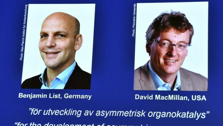 Çmimi Nobel për Kimi, shpërblehen dy shkencëtarë për zhvillimin e organikatalizës asimetrike