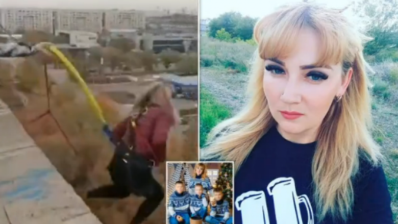 Nëna e tre fëmijëve humb jetën gjatë kërcimit me llastik në garën sportive amatore në Kazakistan