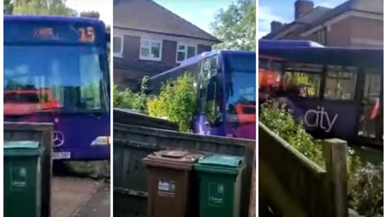 Aksident trafiku në Oksford, autobusi futet në një shtëpi private – pronari i saj në ato momente ishte duke drekuar
