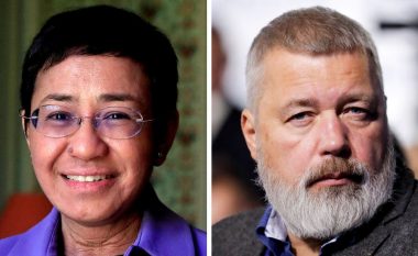 Gazetarët Maria Ressa dhe Dimitri Muratov fitojnë Çmimin Nobel për Paqe