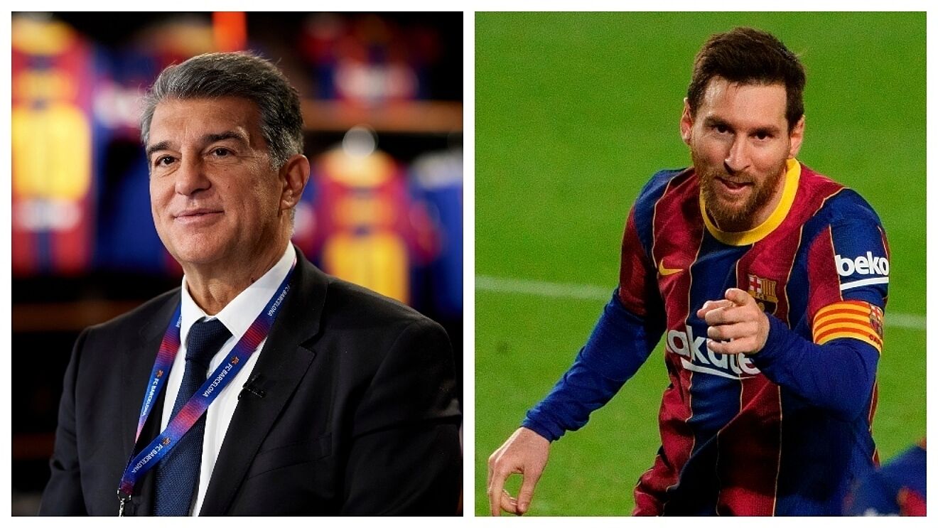 Laporta kthehet të flas për Messin: Ishte i gatshëm të luante edhe falas  për Barcelonën - Telegrafi