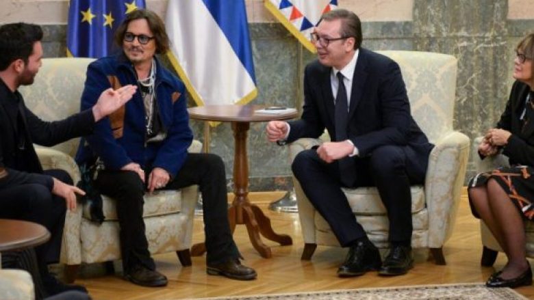 Aktori i Hollywoodit, Johnny Depp është takuar me Vuçiq në Beograd