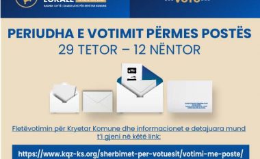 Raundi i dytë i zgjedhjeve për kryetarë të komunave, votimi me postë